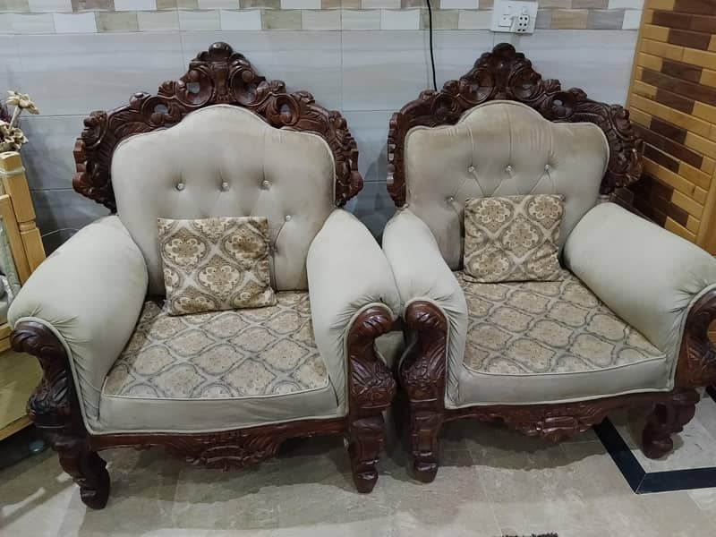 Sofa set with dewan 2