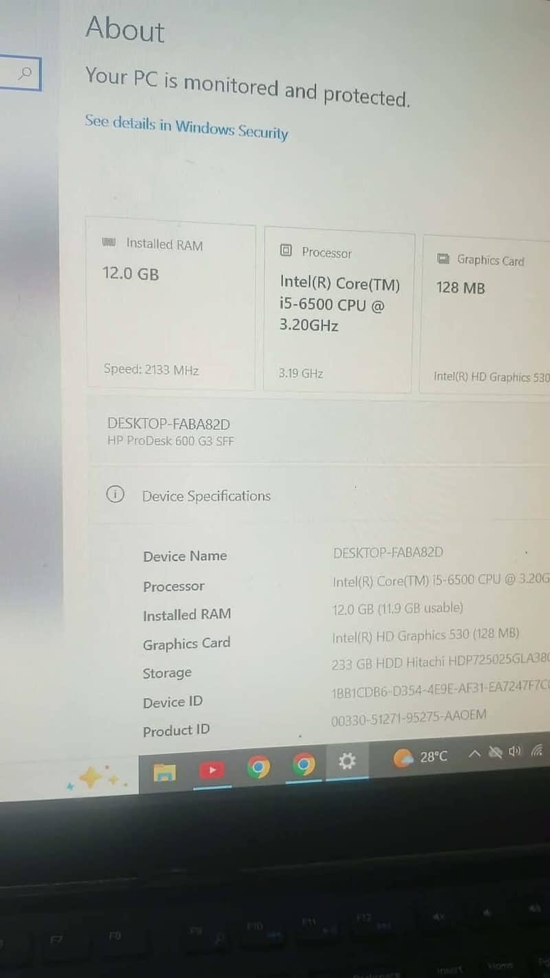 HP core i5 6th generation PC 3