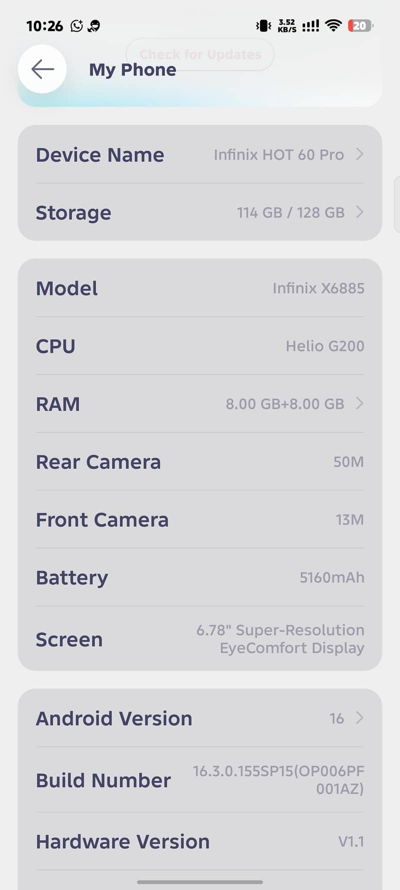 Infinix Other Model 4