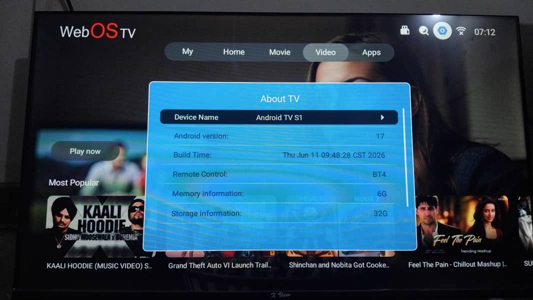 x view tv 1