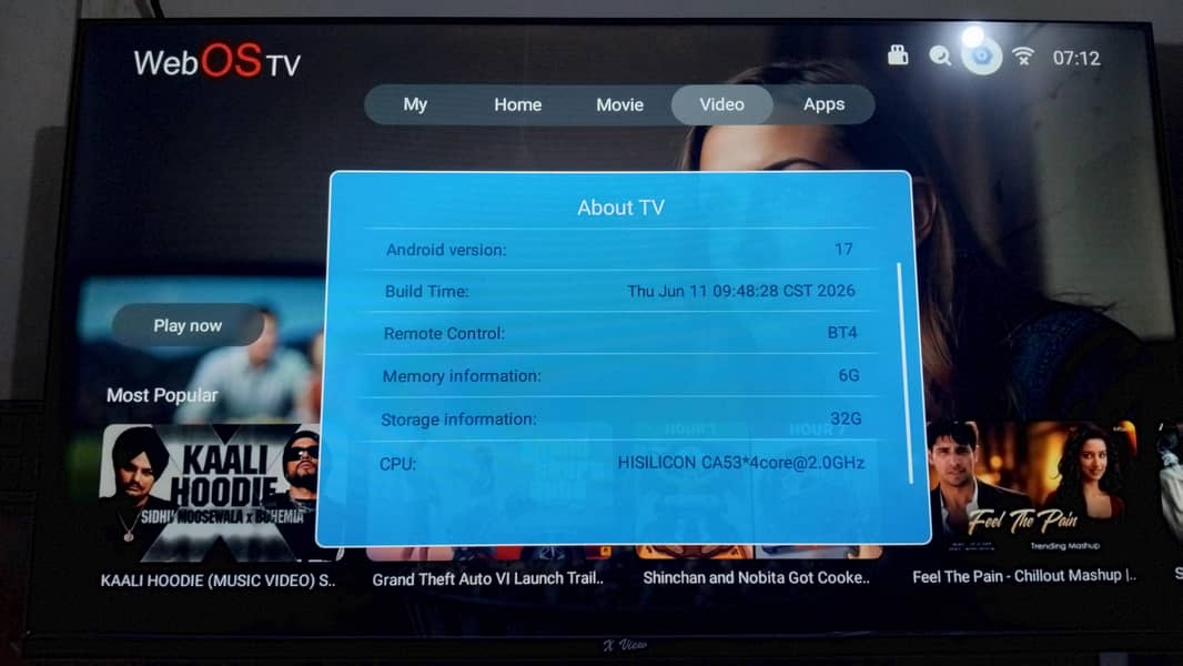 x view tv 2