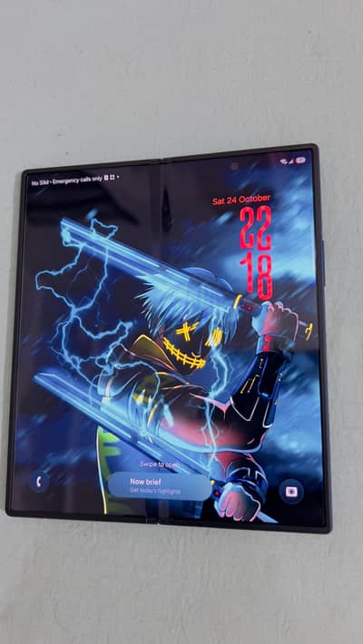 Samsung Mobile Z Fold 6 with Original box Cable