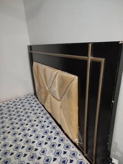 Bed with 2 side table 1 Metras mehran foam 6i inch Total Reasonable