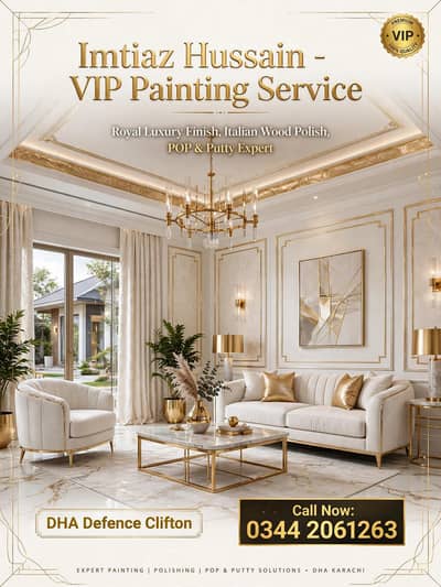 vip painting service DHA defence clifton