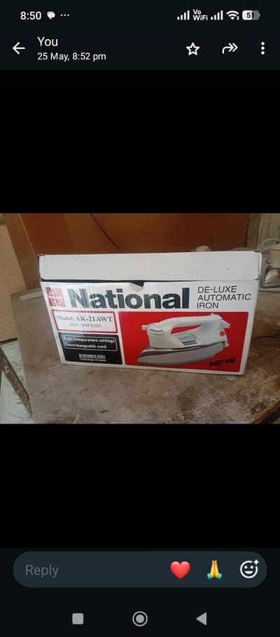 New Iron for Sale (5 Years Warranty)