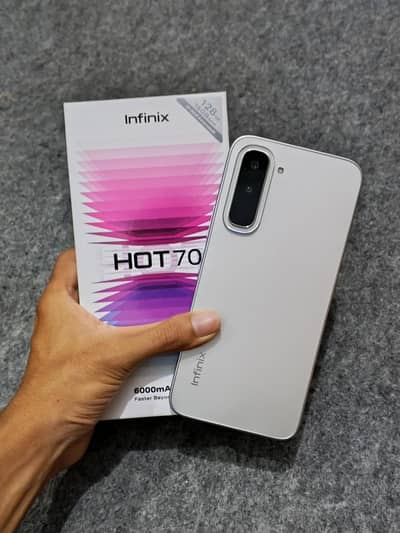 Infinix Hot 70 Ram 6GB memory 128GB Whatsapp 03229326722