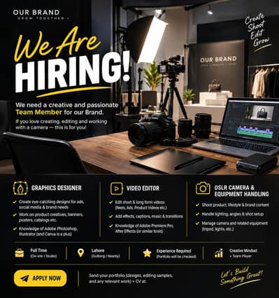 need a team for our brand