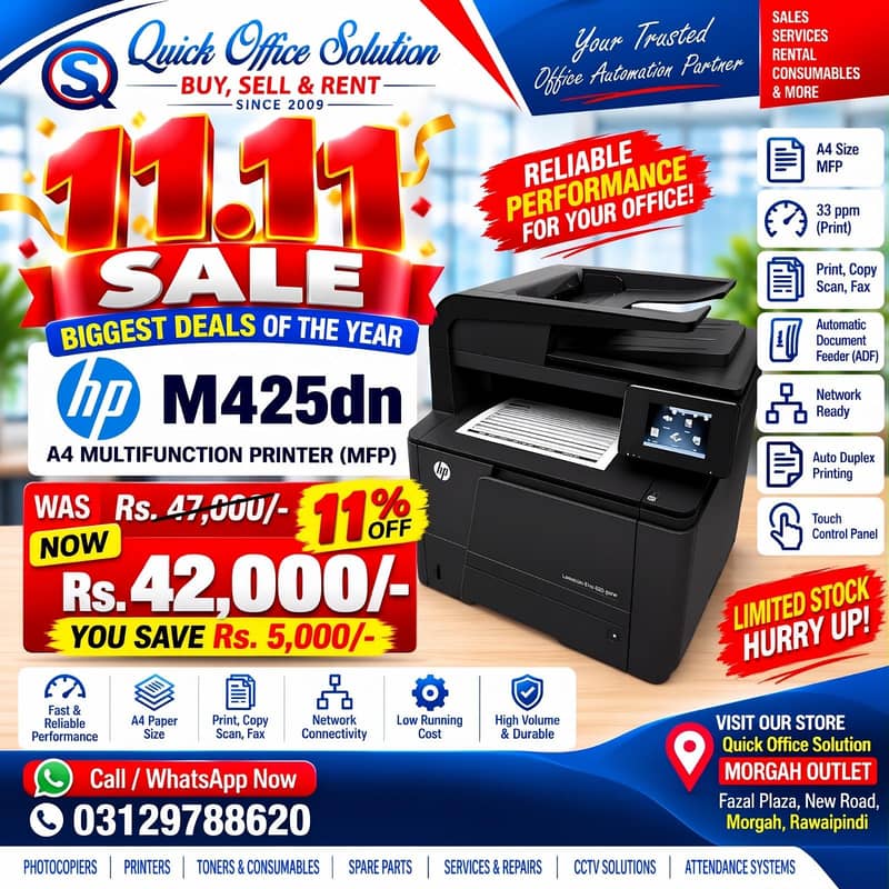 HP 425 dn 0