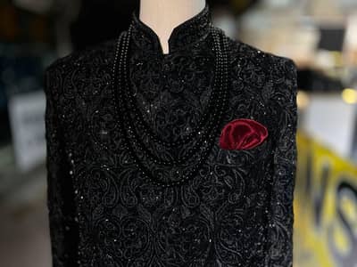 For Sale: Royal Black Sherwani