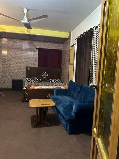 Furnished room available in F10 Al Mustafa Tower for Male or female or Couple