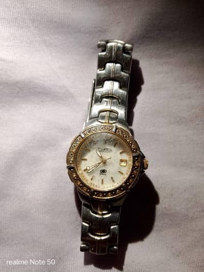 original fossil blue ladies watch FM 2827 100m water resistant