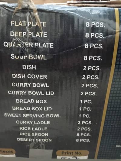 Plasti Dinner Set