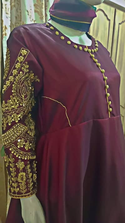 A beautifully designed formal dress