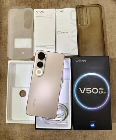 Vivo V50 Lite 5G (12gb 256gb) Complete Box