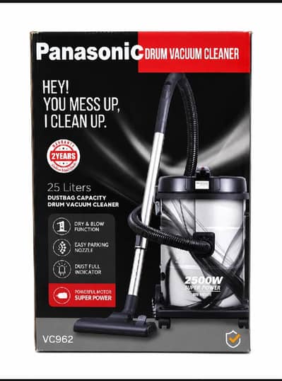 2 years warranty suck and blower both options available
