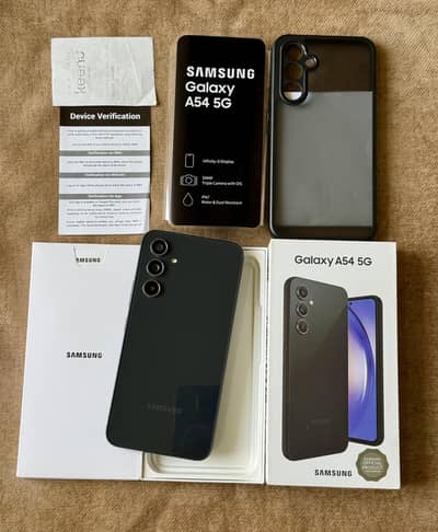 Samsung A54 5G (8gb 256gb) Complete Box