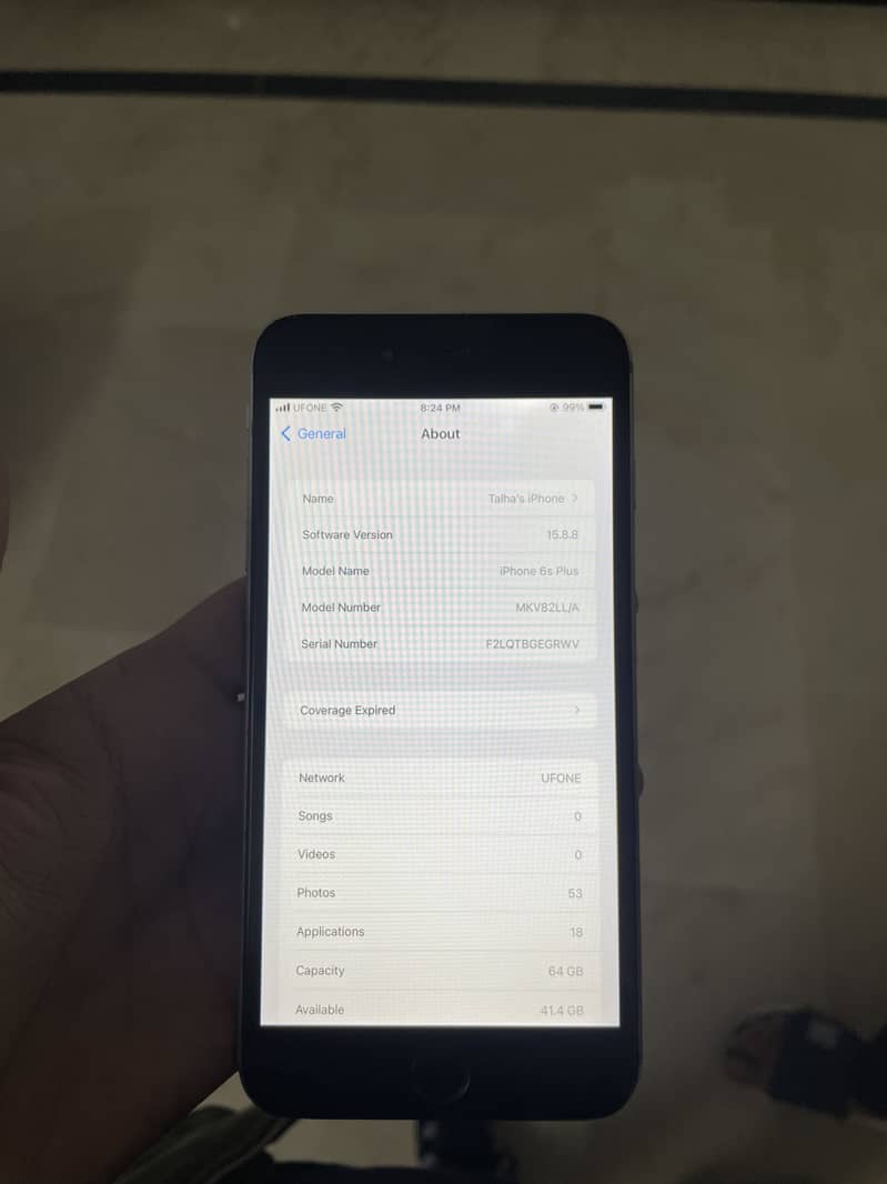 iPhone 6S Plus PTA Approved 8