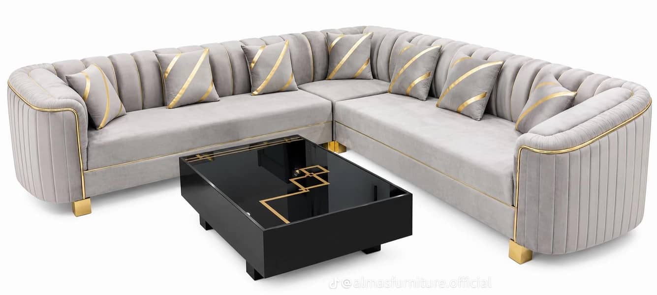 L shape sofa 2
