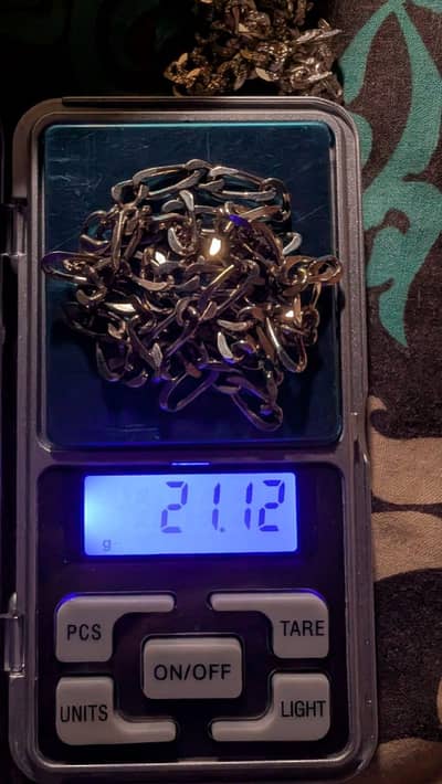 925 Italian Orignal chandi strong built chain