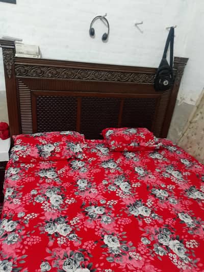 Bed side table with metress for sale