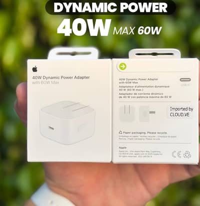 Apple 40W USB-C Fast Charger For  iPhone 18 Series, iPhone 17, 16, 15
