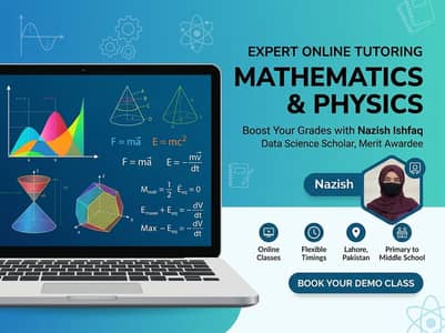 Online Maths & Physics Tutor | 1111/1200 FSc Merit Scholar