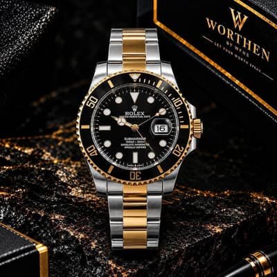 Rolex Submariner-Black & Gold Two-tone