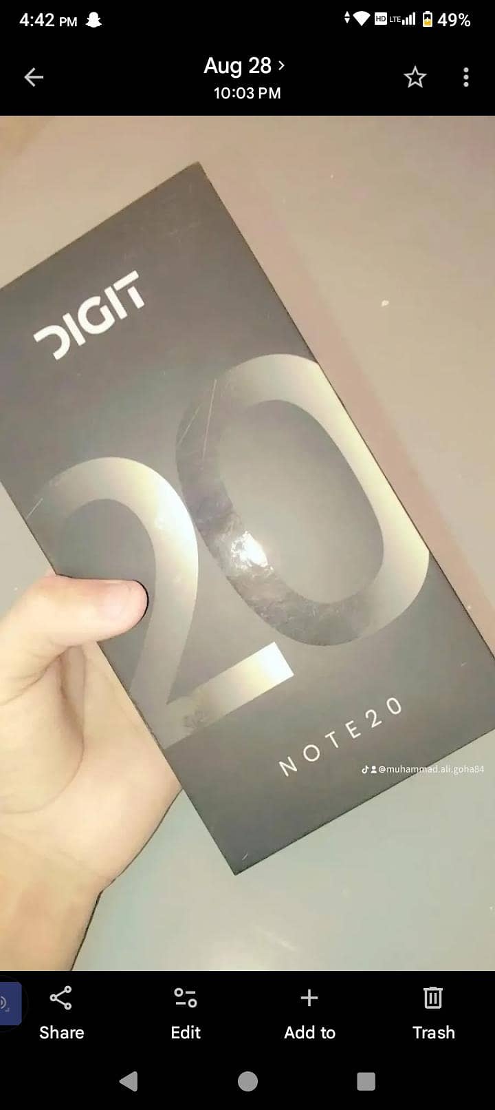 digit note 20 4