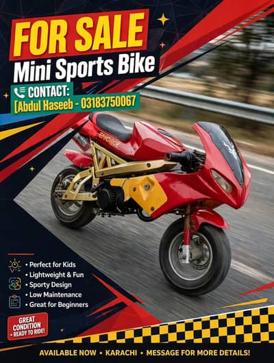 Mini sports bike