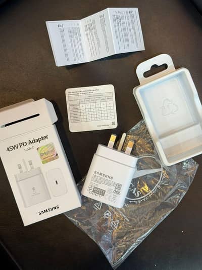 Samsung 45 Watt PD Original Super Fast Charger 2.0 With C To C Cable