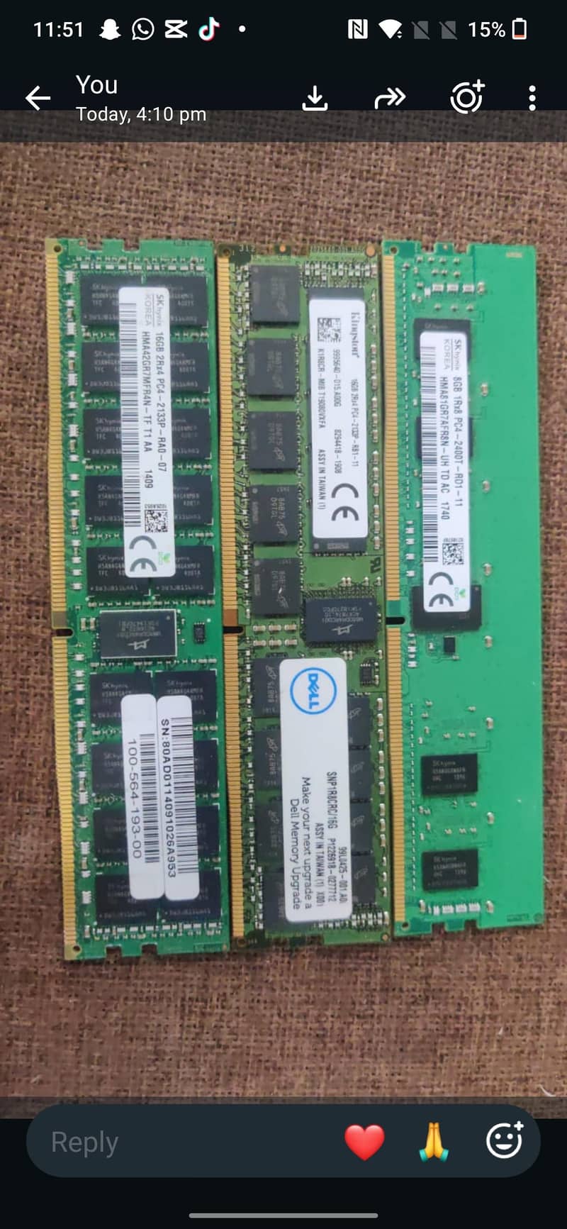 server rams 0