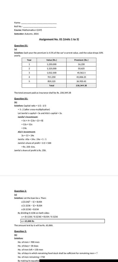 ASSIGNMENT