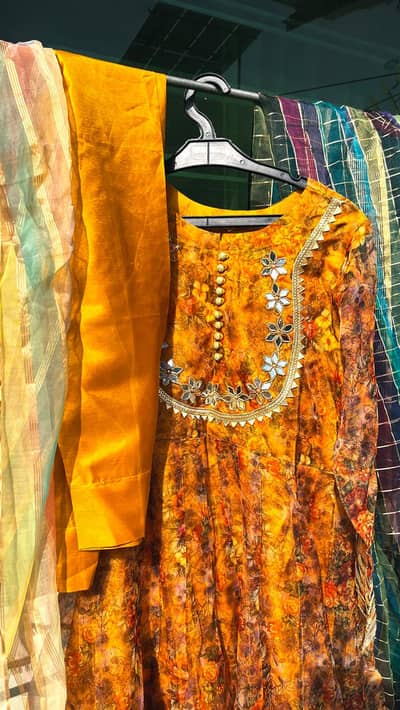 Long floral frock