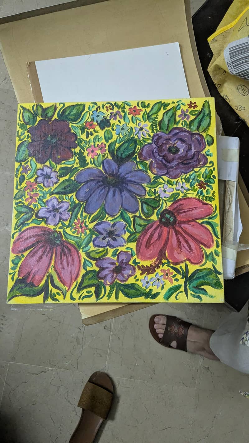 Hand painted work. 0
