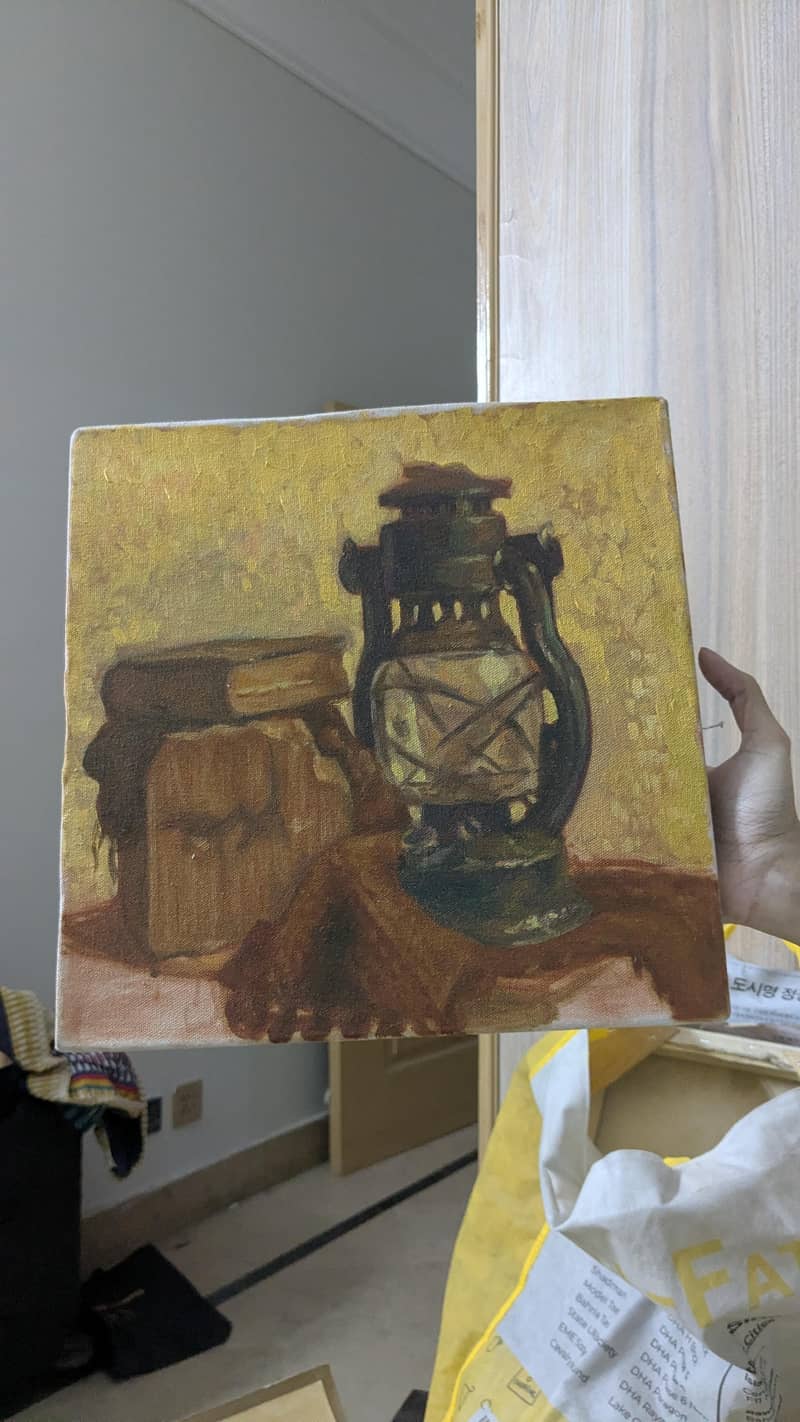 Hand painted work. 1