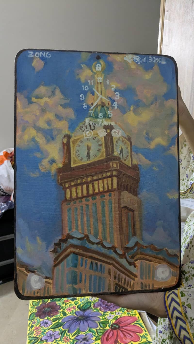 Hand painted work. 2