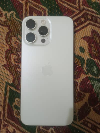 Apple iPhone 15 Pro Max 256 GB 90% battery health White color All ok