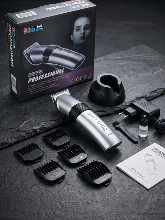 Original Dingling RF-609 Trimmer | Heavy Duty Cordless Hair Clipper Set