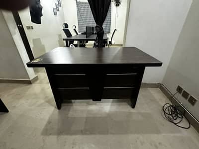 Used Office table and chairs available  for sale