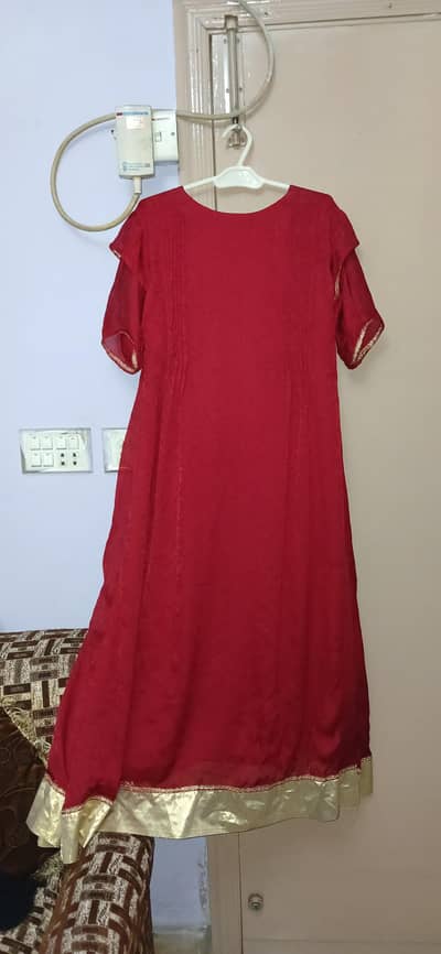Maroon Red type colour beautiful 3 piece