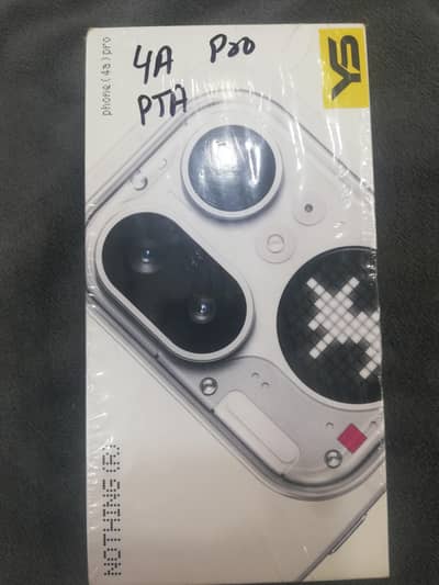 Nothing 4a pro 256 gb official pta Boxvpack