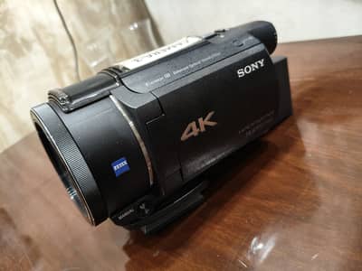 Sony FDR-AX53 4K Handycam | Excellent Condition | With Tripod & Bag