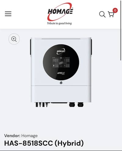 Homage 8kw Hybrid Solar Inverter