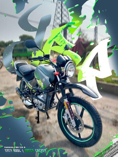 Yamaha YBR Matt Grey 125 cc Heavy Bike