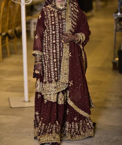 Heavy bridal dress
