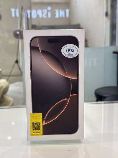 Apple iPhone 16 Pro Max 1TB PTA Approved Box Pack