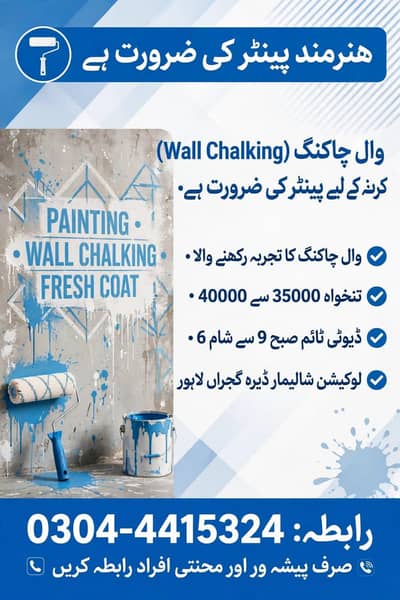 Painter required