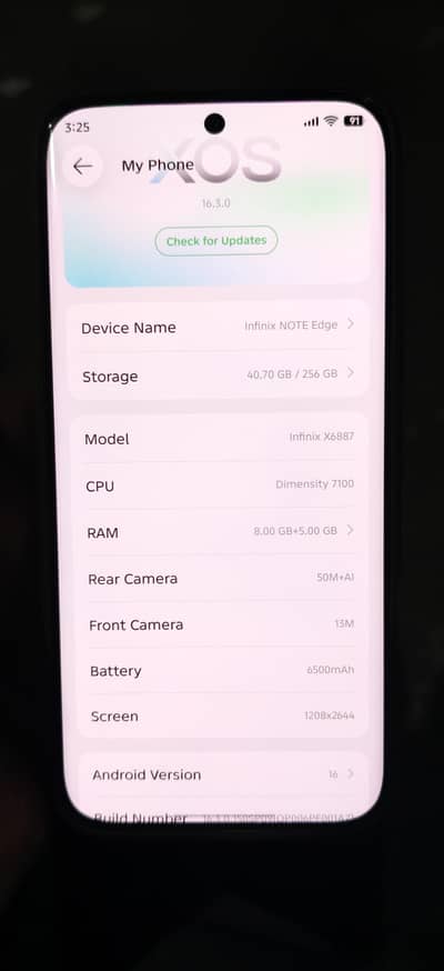 Infinix Note 60 edge