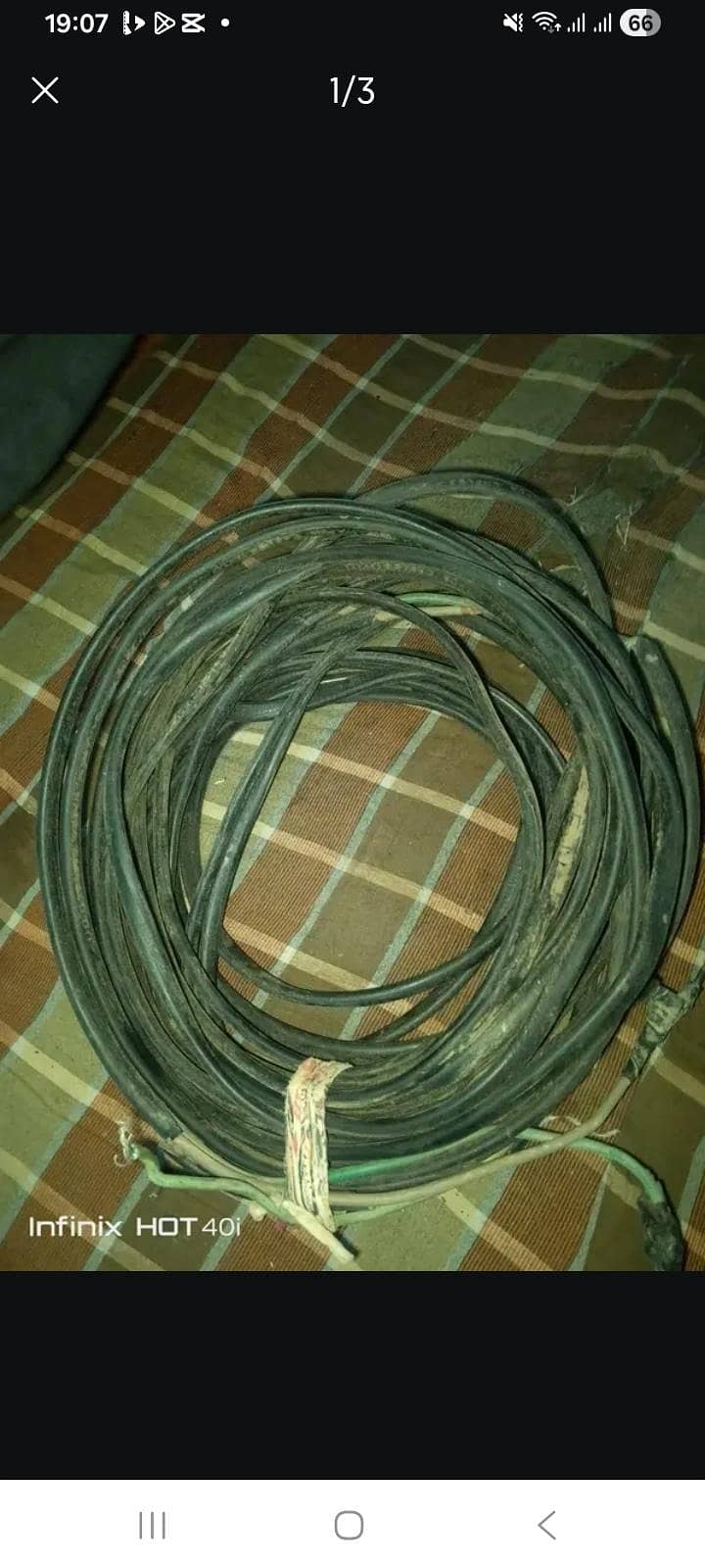 meter silver wire 25 meter 2