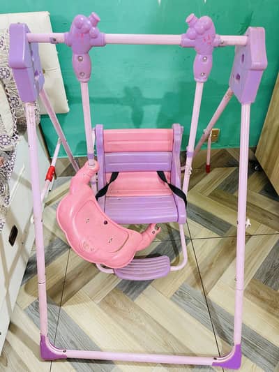 Kids garden swing